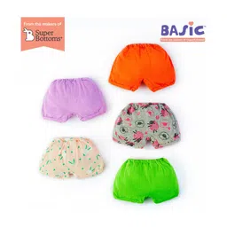 SuperBottoms Pack Of 5 Sheep & Rabbit Printed Underwear - Multi Colour-picture-28