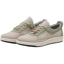 superdog Dogs 201 Classic Sneakers for Men | Taupe & Olive Colourblocked Lace-Up Shoes | 5-Layer Ergonomic Insole | Fashion Footwear for Daily & Smart Casual Wear-picture-43