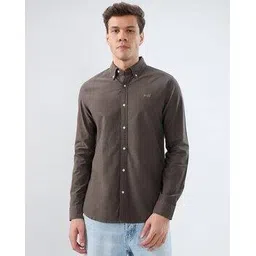 superdry Long Sleeves Oxford Two-Tone Shirt-picture-46