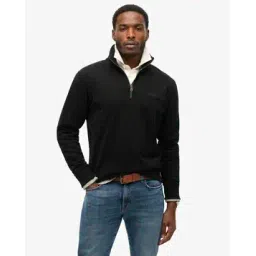 superdry Men Essential Logo Regular Fit Henley Sweatshirt-picture-27