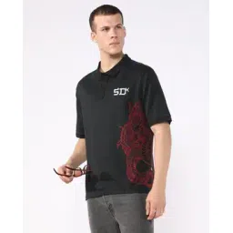 superdry Men Graphic Print Regular Fit Polo T-Shirt-picture-23