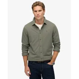 superdry Men Vintage Destroy Pique Regular Fit Shirt-picture-16