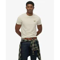 superdry Men Vintage Logo Embroidered Slim Fit Crew-Neck T-Shirt-picture-15