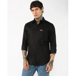 superdry Men Vintage Safari Regular Fit Shirt with Patch Pocket-picture-12