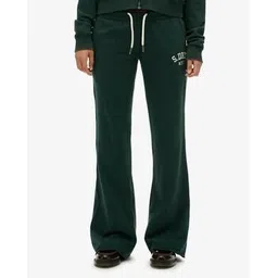 superdry Women Athletic Embroidered Flared Track Pants-picture-34