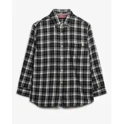 superdry Women Checked Flannel Regular Fit Shirt with Patch Pocket-picture-30