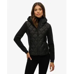 superdry Women Quilted Heritage Strom Regular Fit Hooded Jacket-picture-36