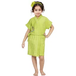 superior Light Green Medium Bath Robe-picture-13