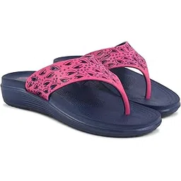 supermet EVA Slipper for Women | Comfortable Waterproof Everyday Footwear | Stylish Perforated Design Flip Flops for Ladies | Lightweight Extra Soft Cushioned Chappal | Anti Skid Lily Series-picture-23