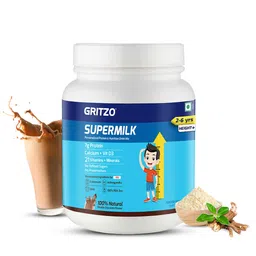 Supermilk Gritzo Height+ for Boy 2-6 Yrs Personalized Protein & Nutrition Drink Mix,  1 kg  Double Chocolate -picture-12