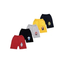 Superminis Boys Pack of 5 High-Rise Outdoor Cotton Shorts-picture-35