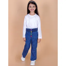 Superminis Girls Comfort Embellished Stretchable Jeans-picture-26