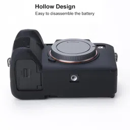 supernic Silicone Camera Case for Sony A7IV, A74, A7M4 (Black) image 4