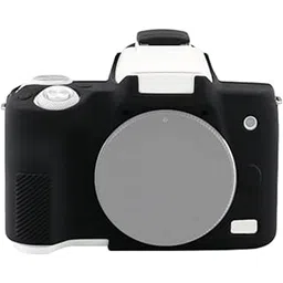 SUPERNIC Silicone case Compatible for Canon EOS M50 /EOS M50 Mark II Camera Protective Rubber Case - Black-image-3