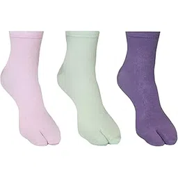 supersox Ankle Thumb Socks for Women, Made with Breathable, Anti Odour & Moisture Absorbent Combed Cotton with a Extra Durable Welt, Ideal For All Day Wear (Pack Of 3)-picture-46