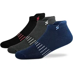 supersox Bamboo Ankle Socks for Men Made of Sustainable & Eco Friendly Material - Athletic Softer than Cotton Socks, Anti Odour - Ideal forSports, Gym & All Day Wear (Pack of 3)-picture-28