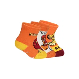 Supersox Infant Kids Pack Of 3 Disney Lion King Character Above Ankle-Length Socks-picture-26
