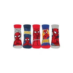 Supersox Kids Pack of 5 Assorted Patterned Ankle-Length socks-picture-32