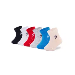Supersox Kids Pack Of 6 Ankle Length Soft Cute & Cozy Socks (3 - 6 Months)-picture-26