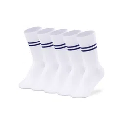 Supersox Unisex Kids Pack Of 5 Striped Regular School Uniform Socks-picture-18