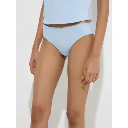 Superstar by Westside Blue Lace Cotton-Blend Bikini Briefs - Pack of 2-picture-19