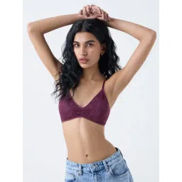 Superstar by Westside Wine Floral Lace Design Padded Bra-picture-32