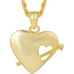 superstore18 Brass Gold plated Cupid Heartshape Fashion Pendant Men Women (SST1673PCSV)-picture-40