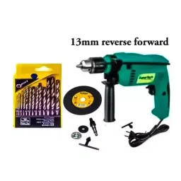SuperTech Impact Hammer Drill with Iron Cutting Complete Set and 13 Bits STID6-13B 550W 13 mm-picture-48