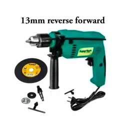 SuperTech Impact Hammer Drill with Iron Cutting Complete Set STID6-13B 550W 13 mm-picture-47