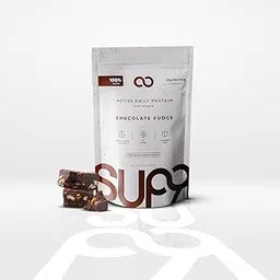 SUPR Plant Based High Protein Powder for Women 500gm | 100% Vegan 23g Plant Based Superfood with Probiotics Biotin Adaptogens Support PCOS & Gut Health Choco Fudge | 13 Servings | No Added Sugar-picture-11