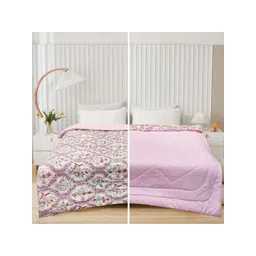 Supreme Home Collective Pink AC Room 300 GSM Double Bed Comforter-picture-27
