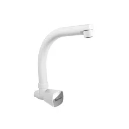 SUPREME Crown Series Wall Sink Tap Quarter Turn Plastic, Milky White-picture-10