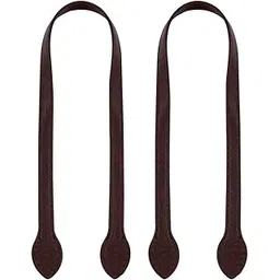 SUPVOX 2pcs 24 Leather Purses Straps Leather Bag Handles Replacement Purse Straps Handbag Bag Wallet Straps (Dark Brown)-picture-23