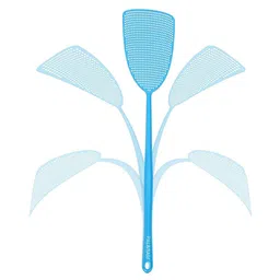 supvox Supvox® Fly Swatters, Plastic 17.5'' Long Handle Fly Swatter, Strong Flexible Durable Grid Plastic Fly Swatter for Indoor, Outdoor, Classroom, 3 Colors (3 Pack) image 5