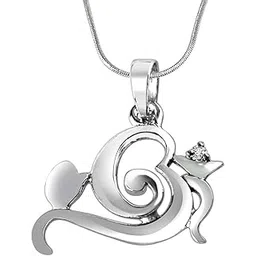 suratdiamond Surat Diamond .925 Sterling Silver and Diamond Pendant-picture-19