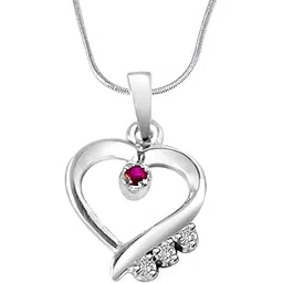 suratdiamond Surat Diamond .925 Sterling Silver and Diamond Pendant-picture-20