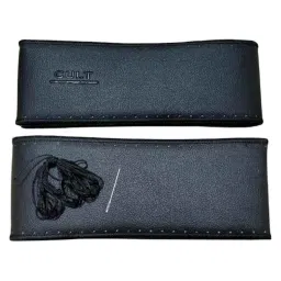 SureStrive Cult Leather Black Soft Grip Foam Stitched Car Steering Cover for Toyota Land-Cruiser All, CULTGRIP_STGCOVER_BLACK_247-picture-15