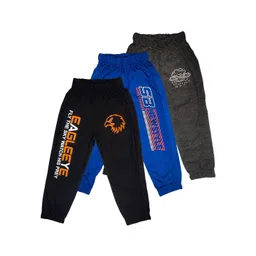Surfbae Kids Pack Of 3 Printed Cotton Dri-Fit Mid-Rise Joggers-picture-20