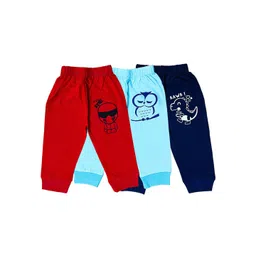 Surfbae Kids Pack Of 3 Printed Cotton Mid-Rise Joggers-picture-27