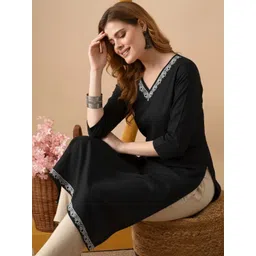 SURHI Women Embroidered Thread Work Kurta-picture-14