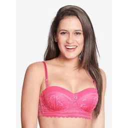 Susie Medium Coverage Underwired Lightly Padded All day Comfort Balconette Bra-picture-10