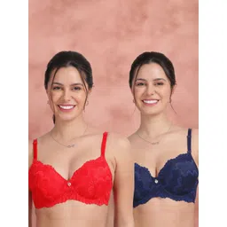 Susie Pack Of 2 Half Coverage Underwired Anti Odour Lightly Padded T-shirt Bra-picture-12