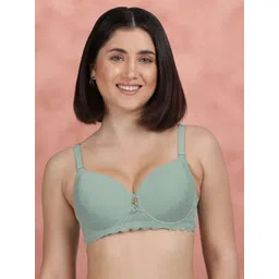 Susie Underwired Lightly Padded Medium Coverage Lace T-shirt Bra-picture-32