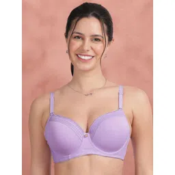 Susie Women Medium Coverage Underwired Lightly Padded T-shirt Bra S3028-ChineseViolet-picture-20