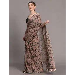 Suta Beige Cotton Printed Saree Without Blouse-picture-46