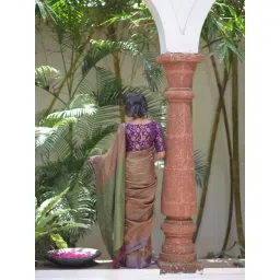 Suta Brown Cotton Blend Sarees image 2