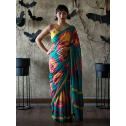 Suta Green Cotton Printed Saree-picture-19