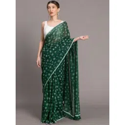 Suta Green Cotton Printed Saree Without Blouse-picture-23
