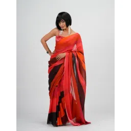 Suta Multicolour Cotton Printed Saree Without Blouse-picture-13