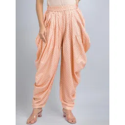 SUTI Women Printed Flared Pleated Jodhpuris Trousers-picture-29